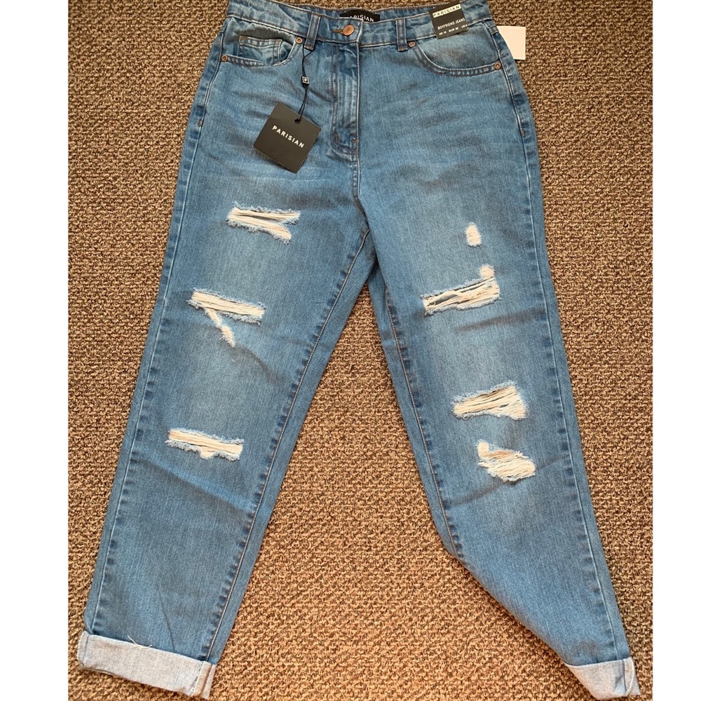 Size 6 Parisian “Boyfriend Jeans”